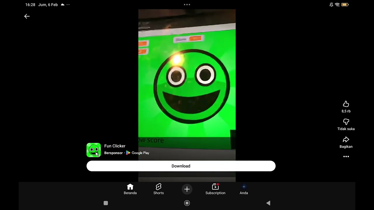 Why is fun clicker in playstore its supposed to be in scratch 