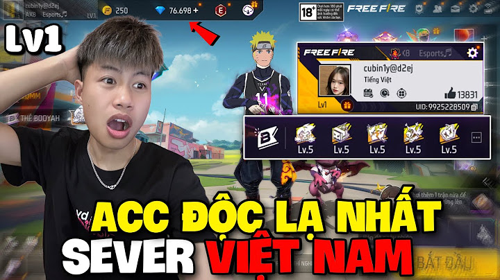 Free Fire | The Most Unique Acc What's Hot in Vietnam Server?