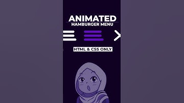 Animated Humberger Menu #webdesign #coding #webdevelopment #javascript #frontend #html5 #css3 #html