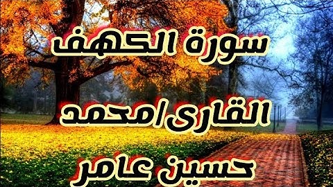 القارى محمد حسين عامر سورة الكهف كاملة