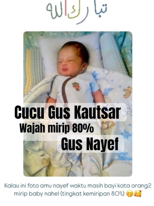 Wajah Cucu Gus Kautsar dan Ning Jazil 80% mirip gus Nayef #guskautsar #ningjazil #ppalfalahploso