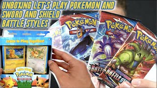 Unboxing Let&#39;s Play Pokemon &amp; Sword and Shield Battle Styles