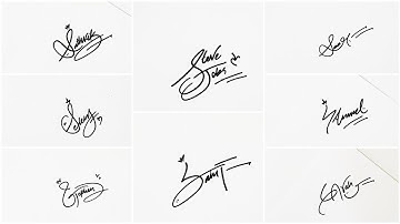 How to Draw Signature like a Billionaire (For Alphabet "S") - Part 2