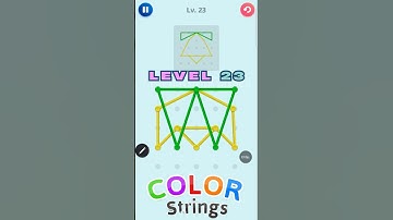 Color Strings Part #3 Puzzle  #23 Challenge! #shorts