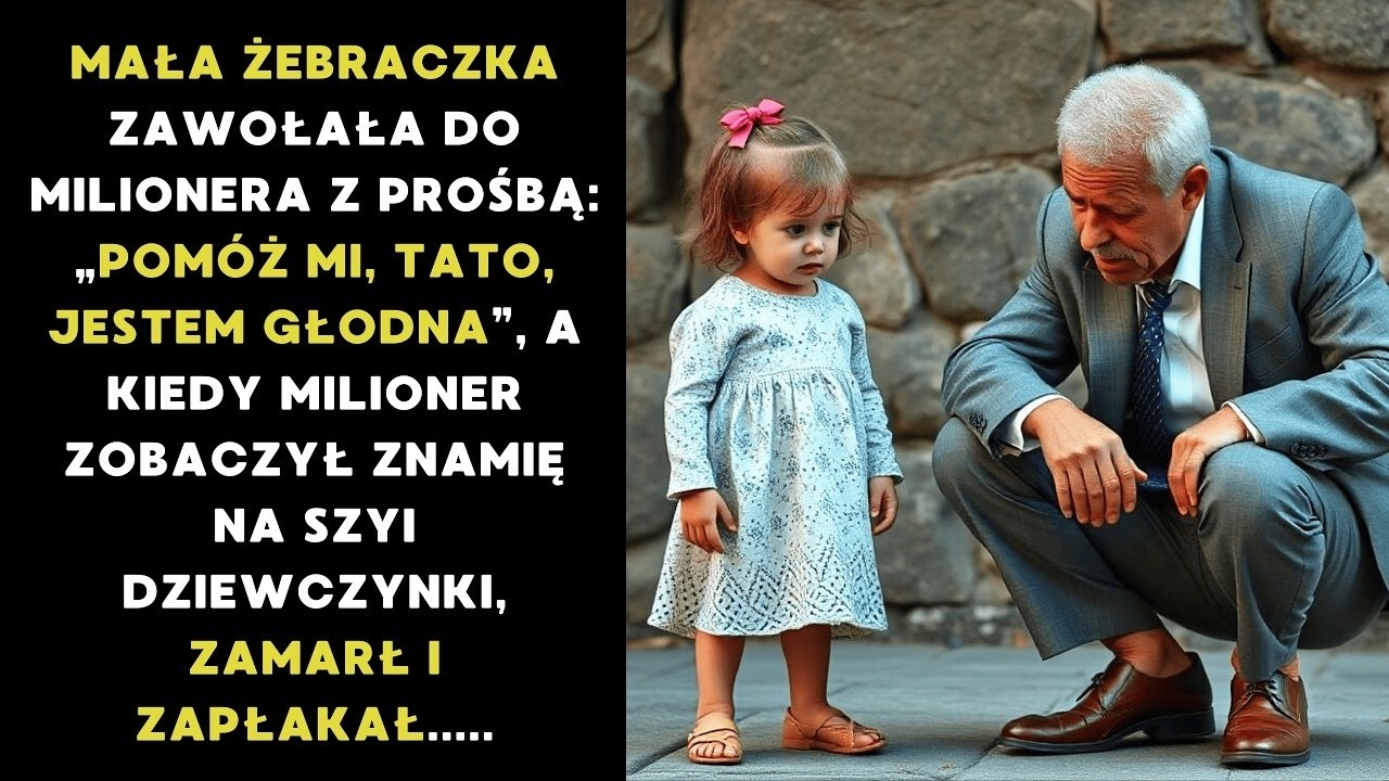 MAŁA ŻEBRACZKA ZWRÓCIŁA SIĘ DO MILIONERA Z PROŚBĄ „POMÓŻ MI TATO, JESTEM GŁODNA”, ALE KIEDY ZAUWAŻYŁ