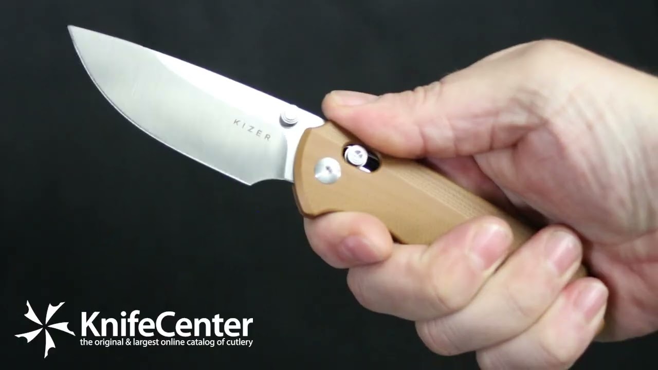 Kizer Cutlery Vanguard Ulrich Hennicke Task I (T1) CD Clutch Lock Folding Knife