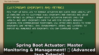Celebrity Spring Boot Actuator: Master Java Monitoring & Management! 🚀 Advanced Tutorial Profile