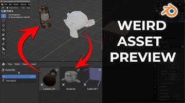 How to correct orientation of Blender asset library preview