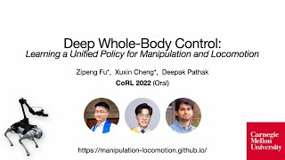 [CoRL 2022 Oral Talk] Deep Whole-Body Control