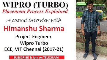 Wipro (Turbo) Placement Process Explained by Himanshu Sharma