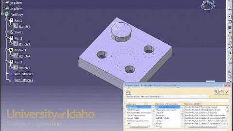 CATIA Design Table Tutorial