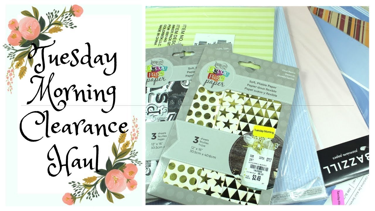 Tuesday Morning Clearance Haul YouTube