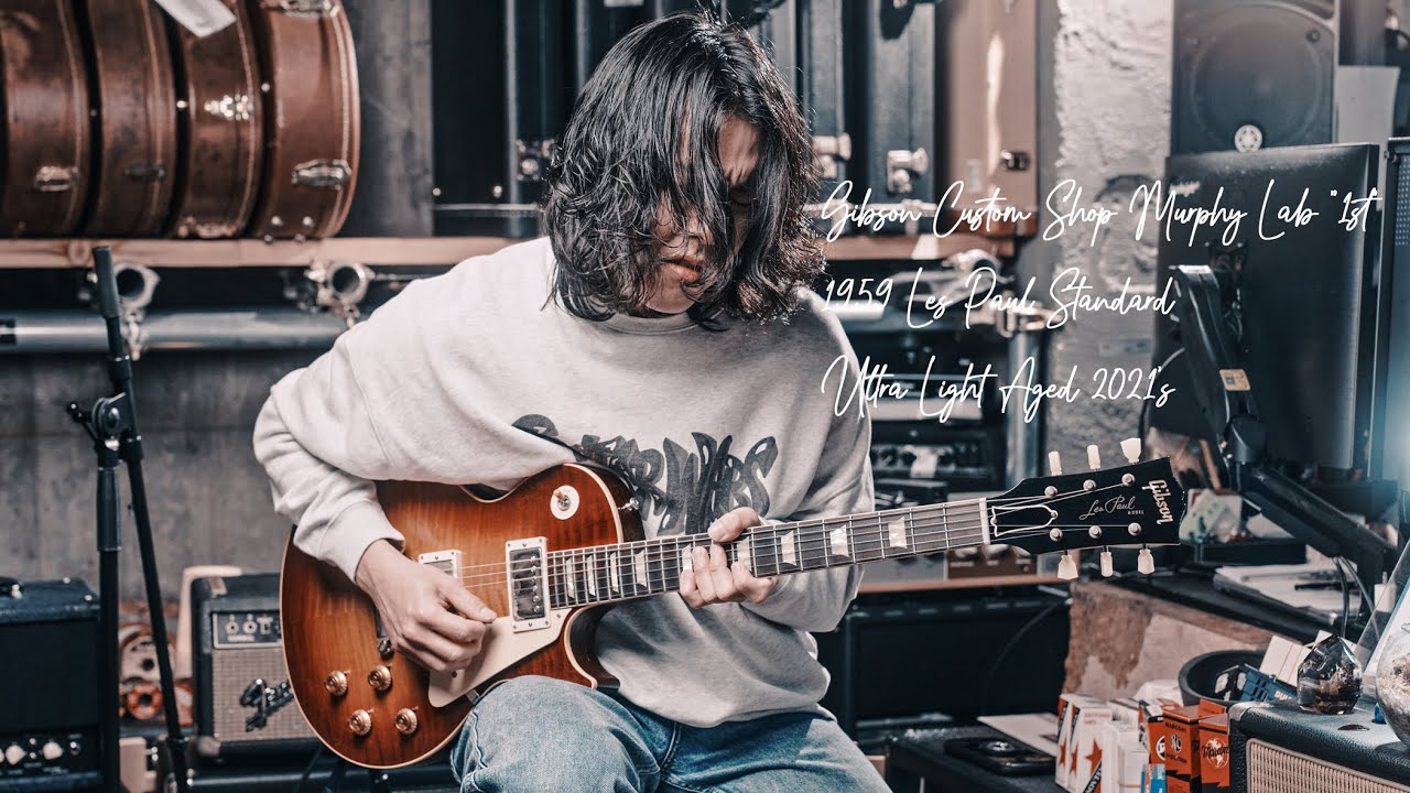 Watch Gibson Custom Shop Murphy Lab “1st” 1959 Les Paul Standard Ultra Light Aged 2021's Part2 on YouTube Watch Gibson Custom Shop Murphy Lab “1st” 1959 Les Paul Standard Ultra Light Aged 2021's Part2 on YouTube