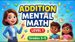 Details Addition Mental Math Level 1   3rd–5th Grade Math Fluency Practice  pptx Guide