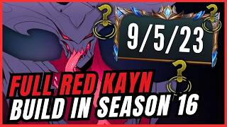 This Is What A Full Red Kayn Build Looks Like (In Challenger)
