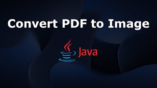 Convert PDF to Image | Java Tutorial