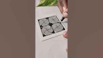 Wait for the end 😍😮 / zentangle patterns #shorts #shortsfeed #art #satisfying #viralvideo