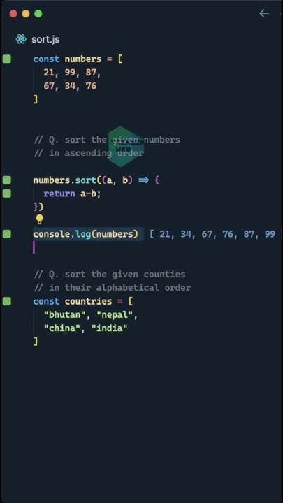 Mastering JavaScript's Array.sort: Sorting Strings and Numbers Like a ...