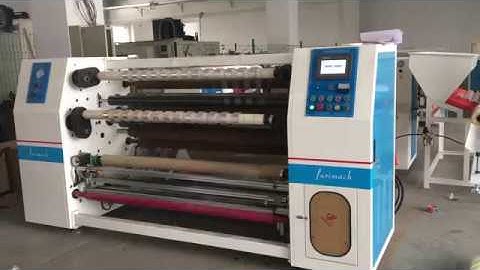 200M BOPP Packing Tape Slitting Rewinding Machine (FR-210)