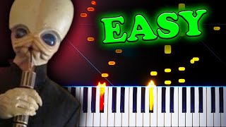 Cantina Band (Star Wars IV: A New Hope) - Easy Piano Tutorial