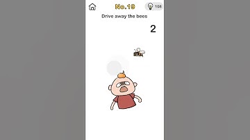 Brain Out Game | Level 19 | Drive away the bees 🐝 | Brain Out Gameplay  | Beat them all