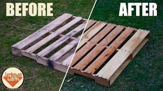Restoring a Pallet by Jackman Works 49,760 views 3 years ago 6 minutes, 28 seconds