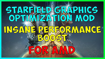 Starfield Graphics Optimization Mod!!! Insane Performance Boosts for Low End AMD Systems!!