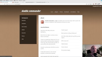 Double Commander file manager with Mediainfo for video directories