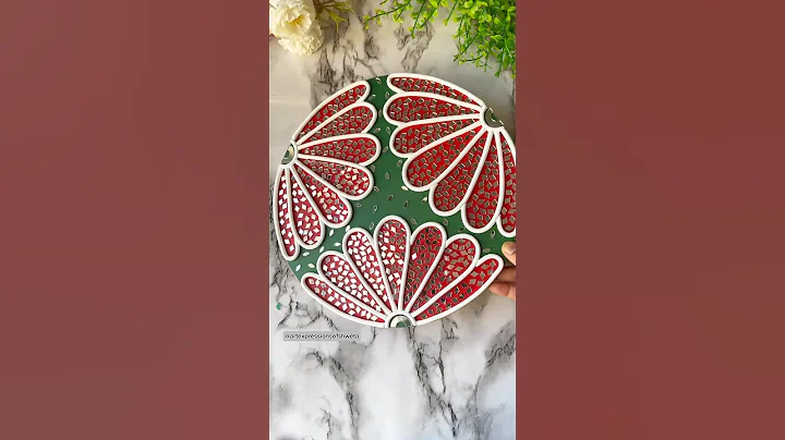 Lippan Art ❤️😍 | Handmade Wall Decor #shorts #art #diy #trending