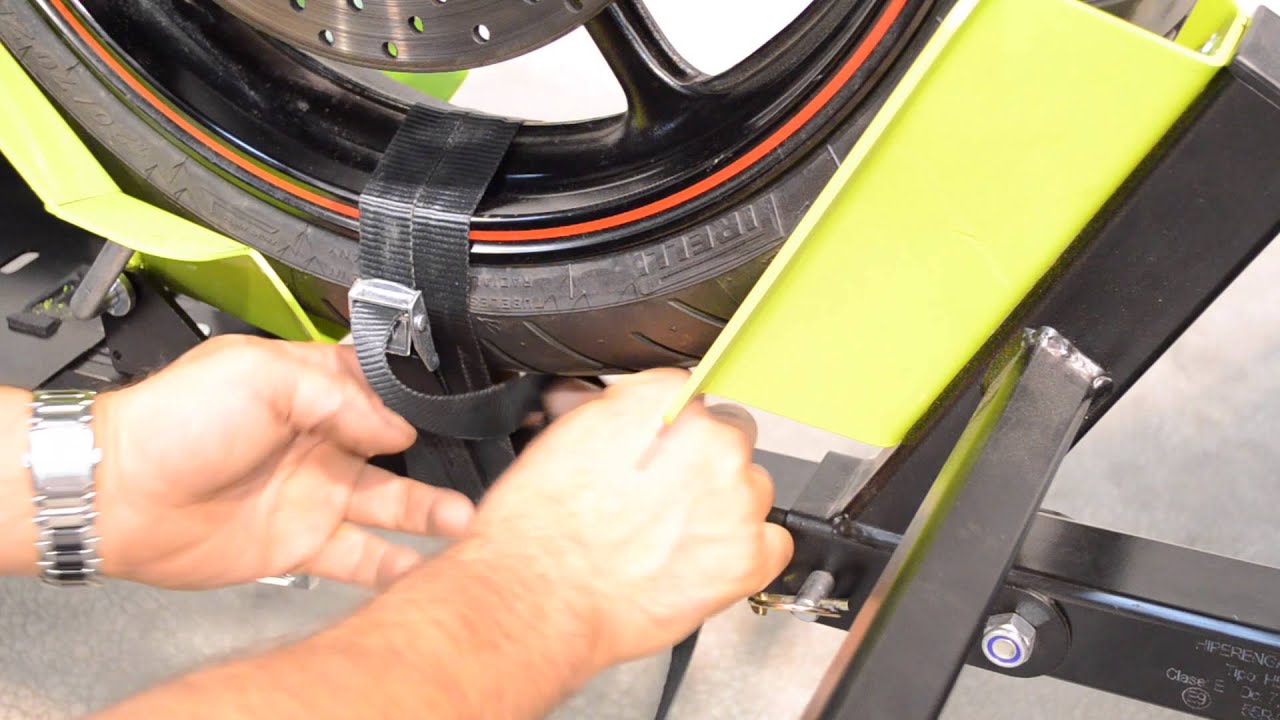 Neumático de motocicleta hacia abajo Trinquete Biketek Corbata Correa de Transporte Fix moto remolque 