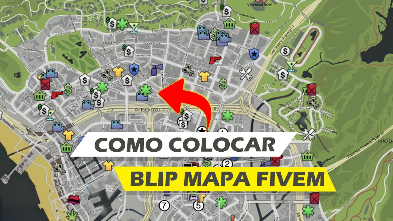 FIVEM] COMO ADICIONAR BLIPS NO MAPA BASE CREATIVE 