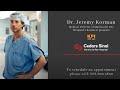 Interview kfi news  dr jeremy korman  cedarssinai marina del rey hospital