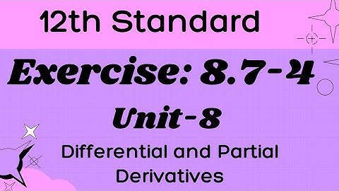 TN12thmaths, UNIT-8, Exercise: 8.7- 4th Problem, EULER