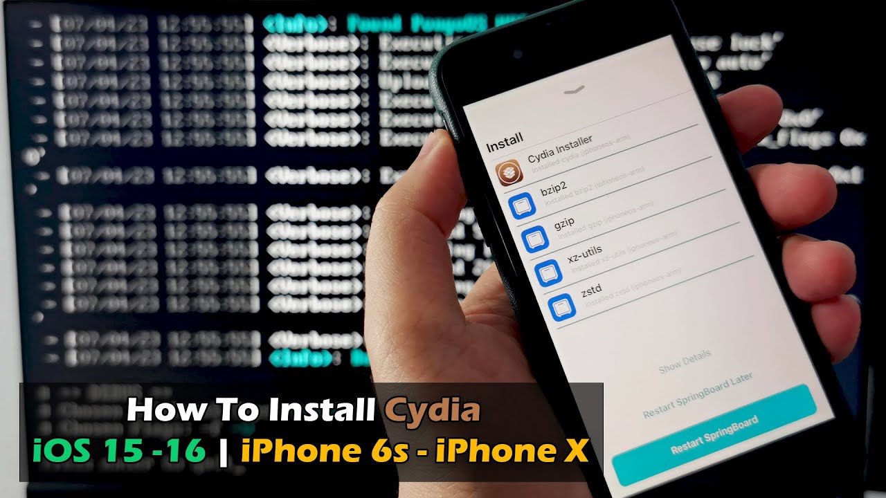 How To Install Cydia iOS 15.0- 16.5.1 |  iPhone 6s - iPhone X With Cydia Installer