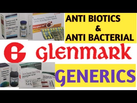 GLENMARK GENERICS ANTI BIOTICS AND ANTI BACTERIAL  MEDICINE BRANDS CATALOG