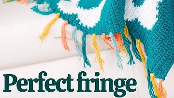 How To Add Fringe To A Crochet Project + A FREE Blanket Pattern