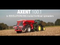 Kuhn axent 1001  fertiliser spreaders in action