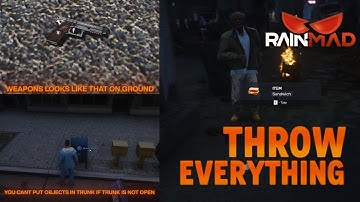 Throw Everything [item, weapon, object] | FiveM Script