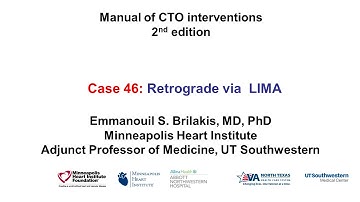Case 46: Manual of CTO Interventions - Retrograde via LIMA