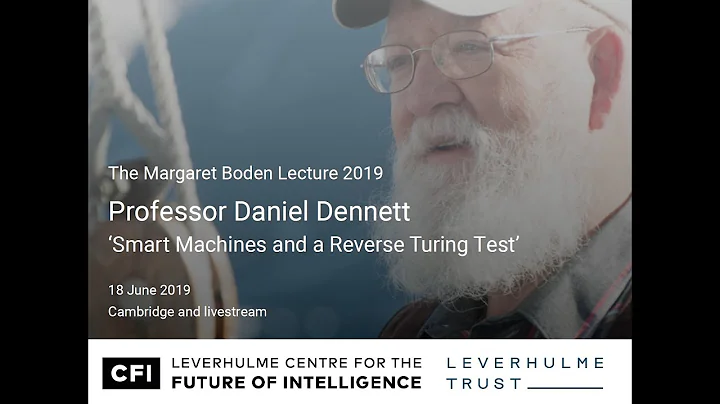 The Margaret Boden Lecture 2019: Professor Daniel ...