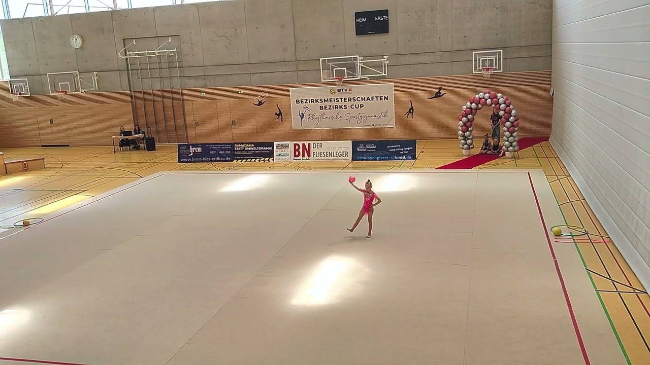 Xenia Bezirksmeisterschaften 2024 Ball RSG Rhythmische Sportgymnastik