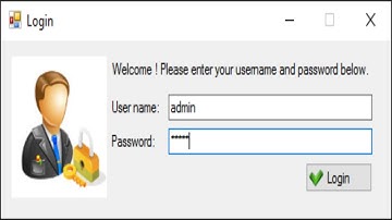 C# Tutorial - Add Pictures, Icons to Windows Forms, UI Design Login Form | FoxLearn