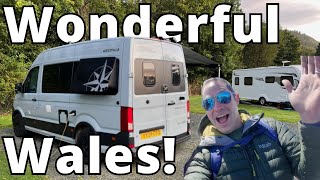 Beautiful Betws-y-Coed Riverside Campsite In Our Westfalia Sven Hedin!