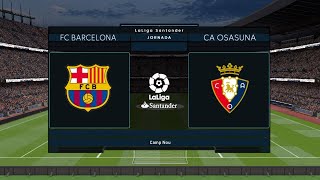 Barcelona vs osasuna spanish la liga 2020 copa de espana c...