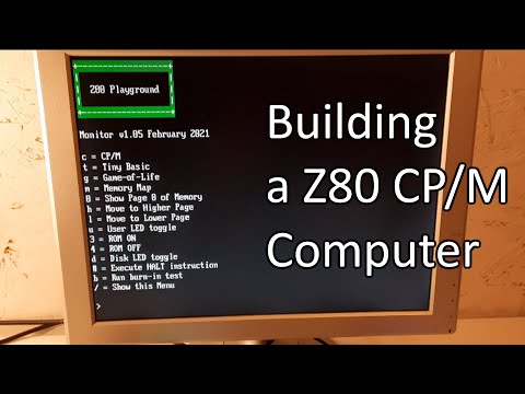 Video: Z80-Monitor-Betriebssystem und SBC - Gunook