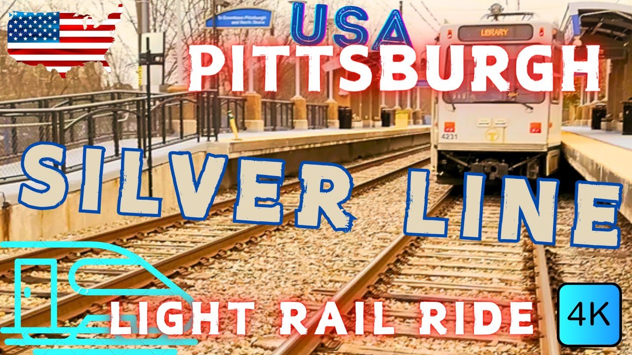 Pittsburgh Train Ride 🚉 PITTSBURGH, USA – 🇺🇸 LIGHT RAIL SILVER LINE – 4K RIDE - YouTube