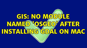 GIS: No module named 