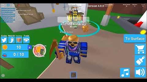 ROBLOX MINING SIMULATOR - FIRST TIME PLAYING!!