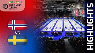 NORWAY v SWEDEN - Round robin - BKT Tires &amp; OK Tire World Men&#39;s Curling Championship 2023