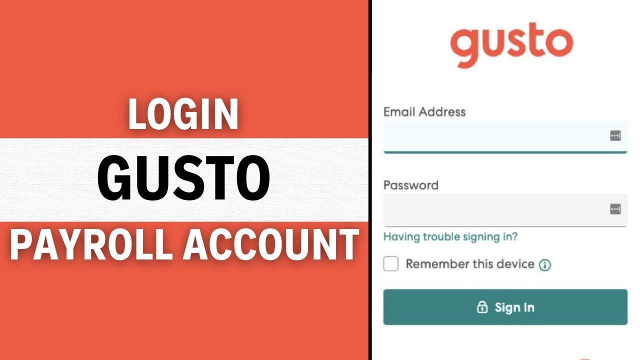 How to Login Gusto Payroll Account 2024? (Step-by-step Guide) - YouTube